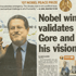 Al Gore wins Nobel